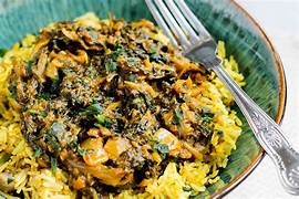Spinach, Tomatoes, Onions, Indian Spices